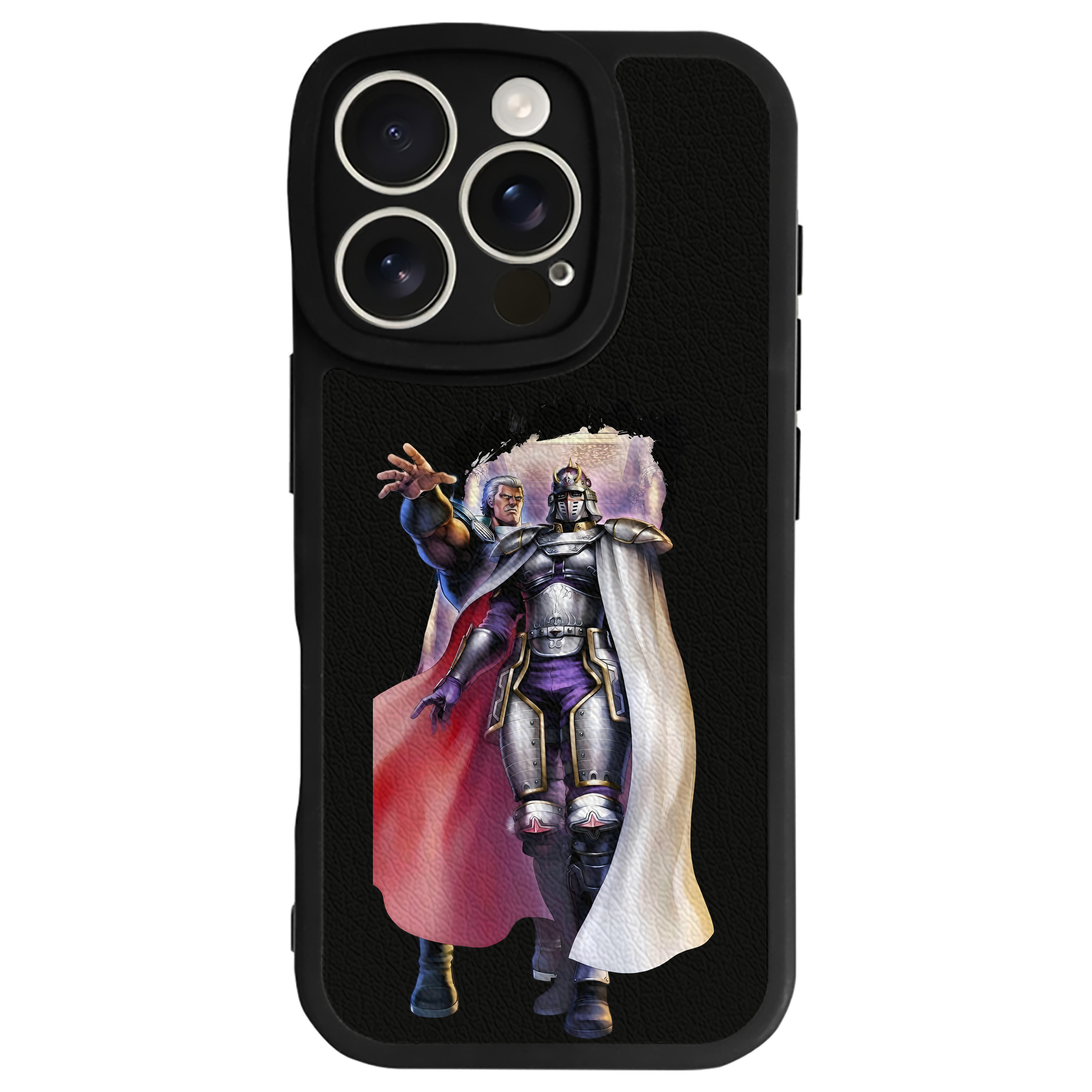 （画像用） 北斗の拳 Fist of the North Star 【iPhone 16シリーズ対応】シリコンスマホケース（レザー調） 材質：シリコン
